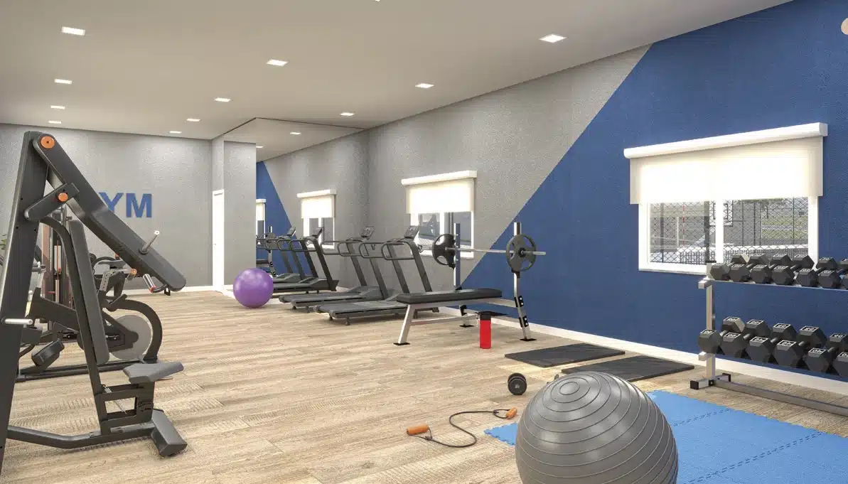 Apartamento 2 dormitórios Jardim de Cresci - academia