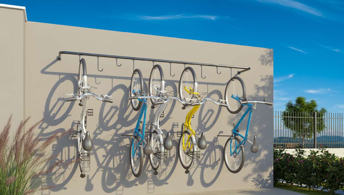 Apartamento 2 quartos no Parque Fehr - bicicletário