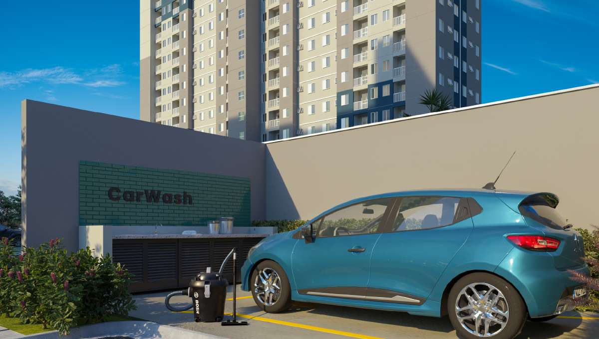 Apartamento 2 quartos no Parque Fehr - car wash