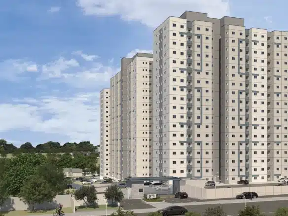 Apartamento 2 dormitórios Jardim de Cresci - Fachada