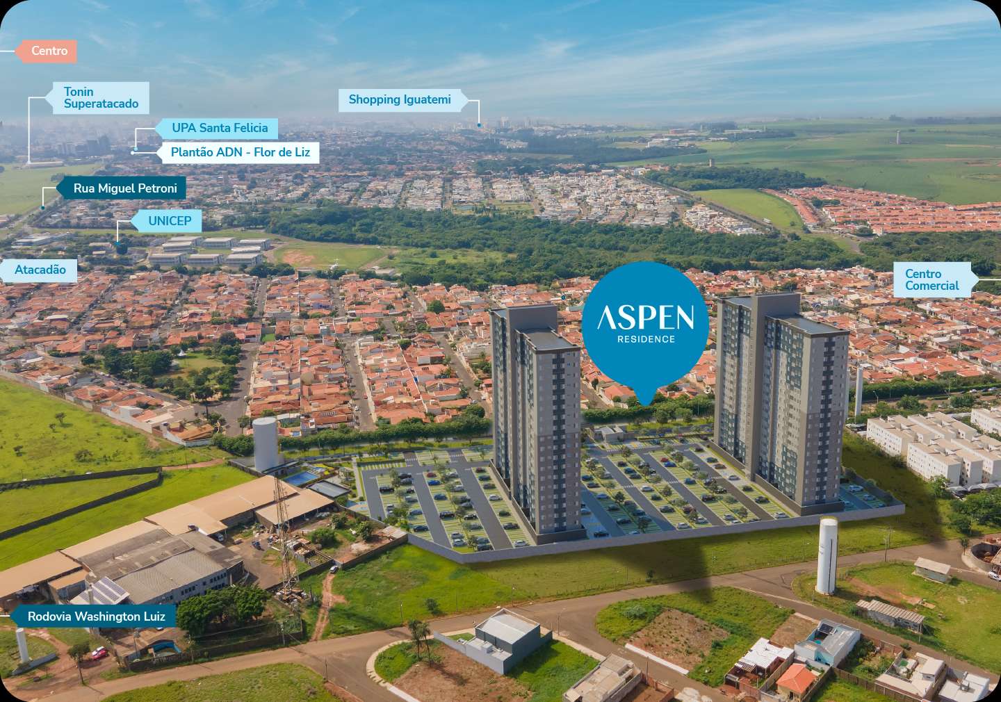 Apartamento 2 quartos no Parque Fehr - localização