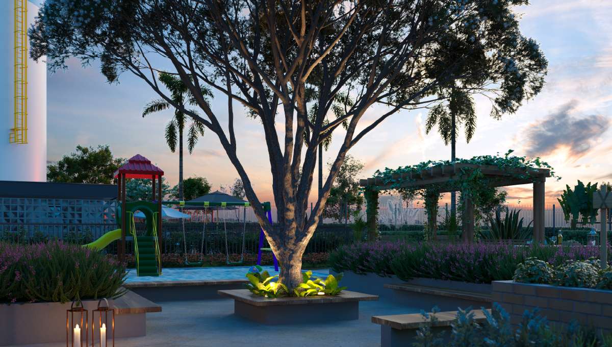 Apartamento 2 quartos no Parque Fehr - pracinha