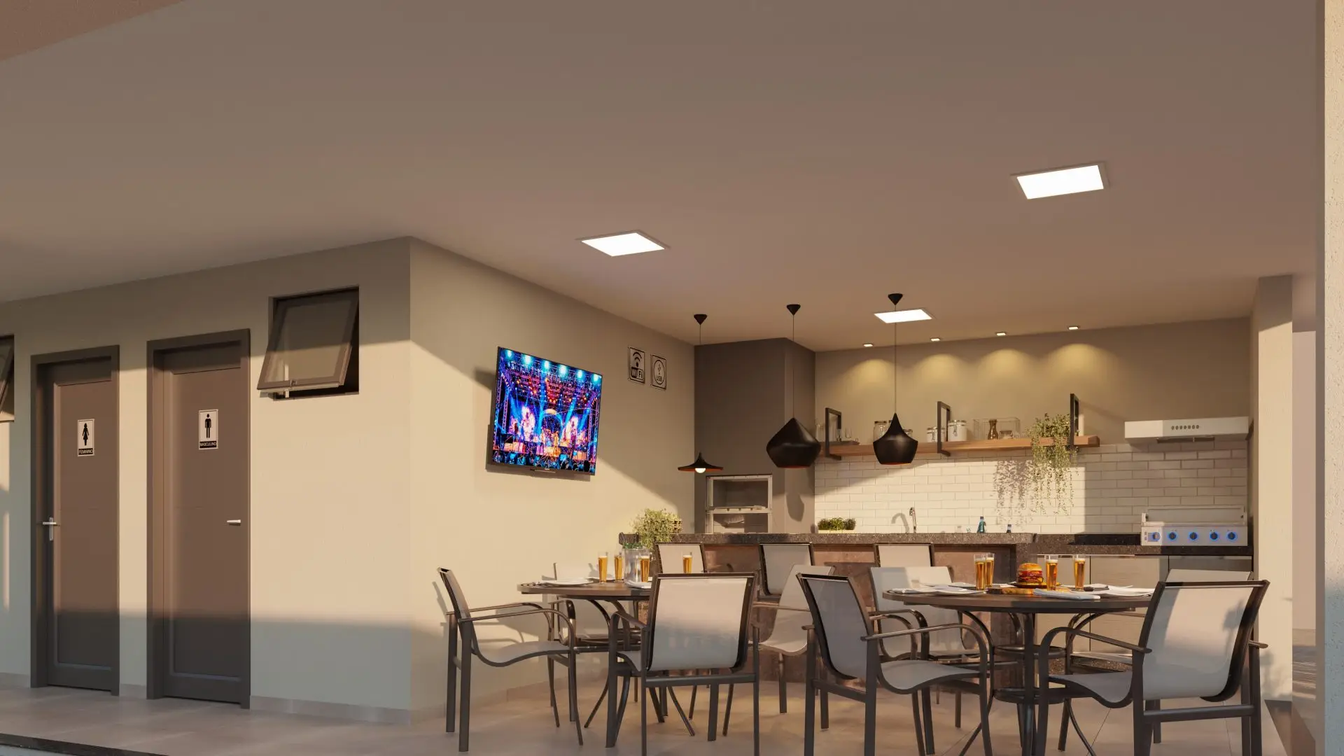 Apartamento 2 dormitórios no Santa Felícia - espaço gourmet