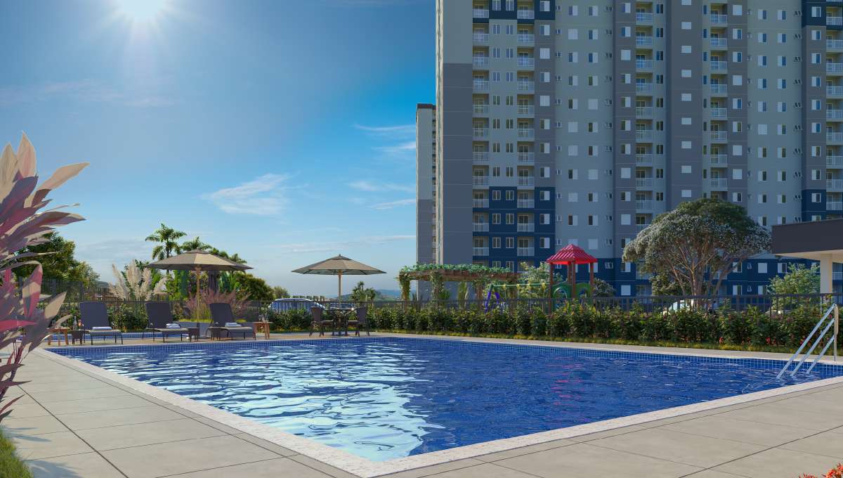 Apartamento 2 quartos no Parque Fehr - piscina