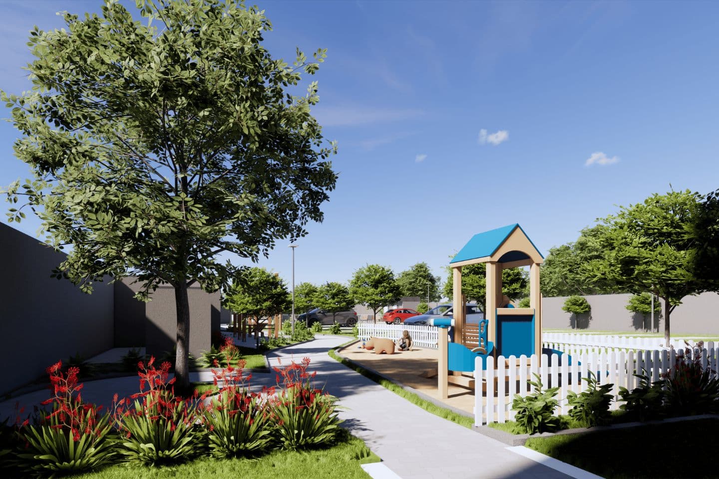 Apartamento 2 dormitórios no Cidade Jardim - Playground e praça de convívio