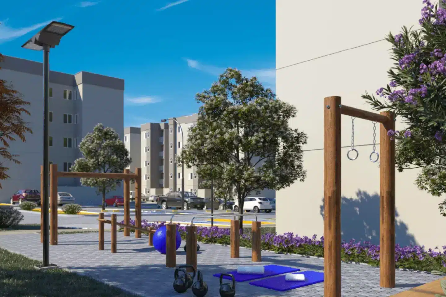 Apartamento 2 quartos no Jardim Embaré - Espaço fitness