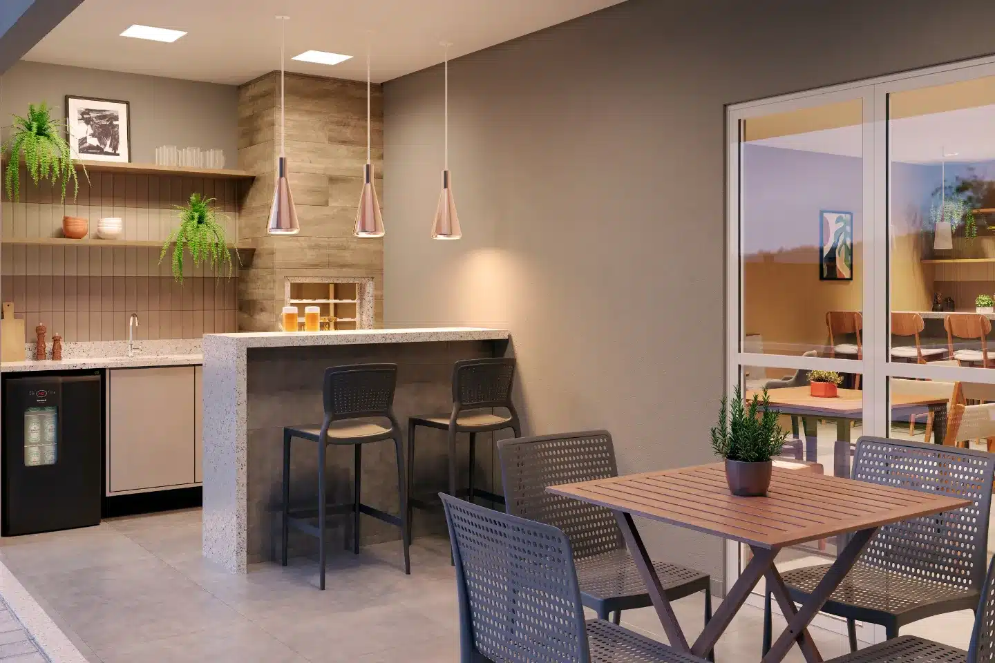 Apartamento 2 quartos na Vila Nery - area gourmet