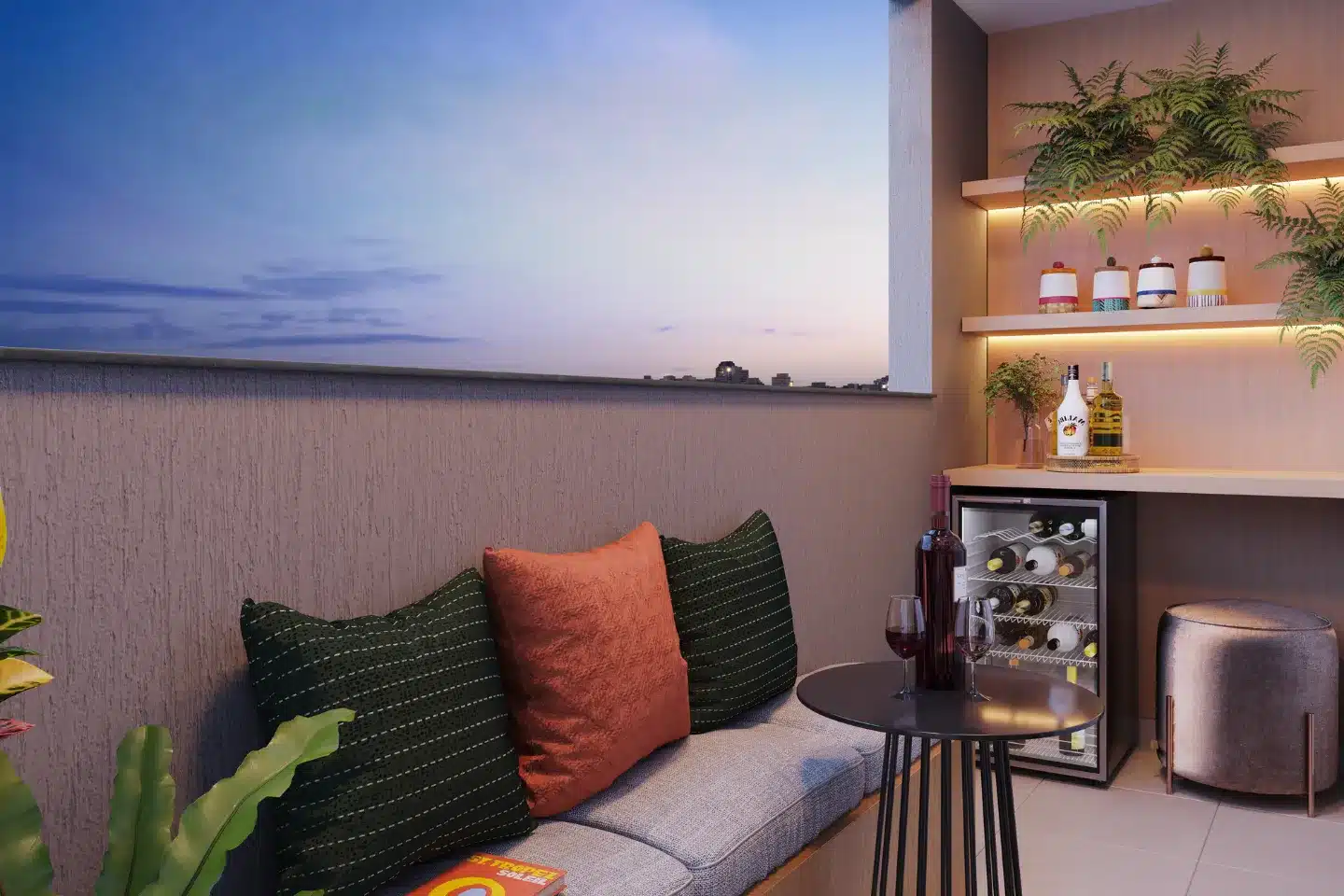 Apartamento 2 quartos na Vila Nery - Varanda